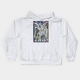 Forest Wizard Painting Kids Hoodie